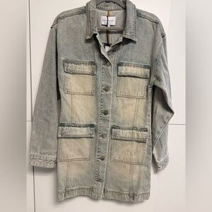 Rebecca Minkoff Faded Blue Jean  dress  size S